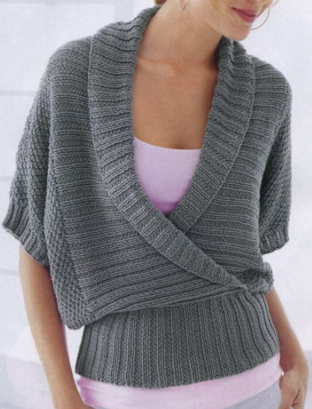 Пуловер с воротником «Шалька»