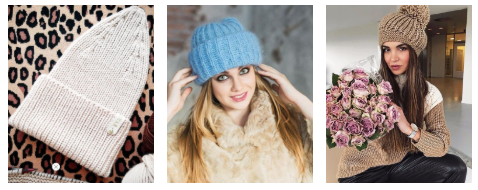 Вязанные шапки женские зима спицами схема