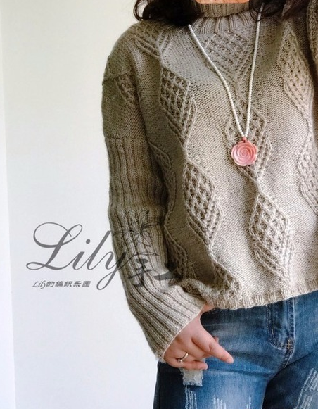 Mayoral - Серый вязаный свитер с ромбами | Childrensalon Outlet