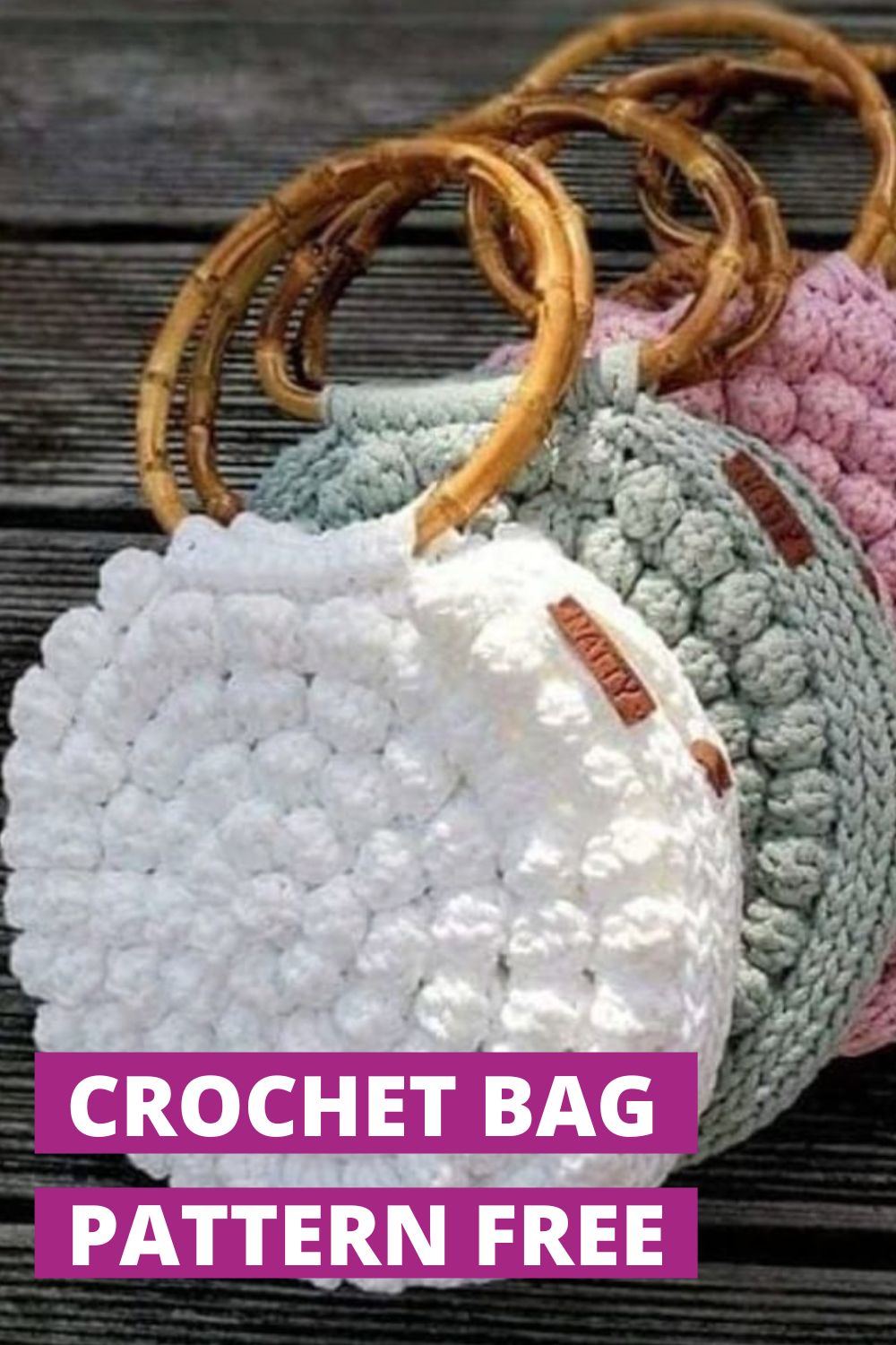 Crochet Bag Pattern Free | Круглая сумка крючком, схема