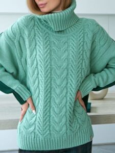свитер женский спицами