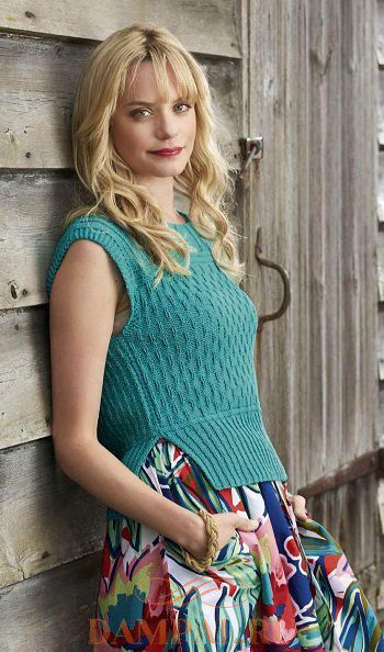 Летний топ спицами «Harlyn Bay»